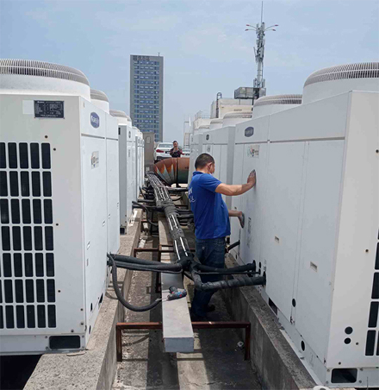 长春市中央空调制热和不制冷系统维修方法